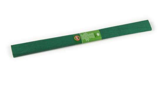 Бумага креповая "KOH-I-NOOR" 30 г/м2, 200х50 см, рулон, зеленый темный 9755/19